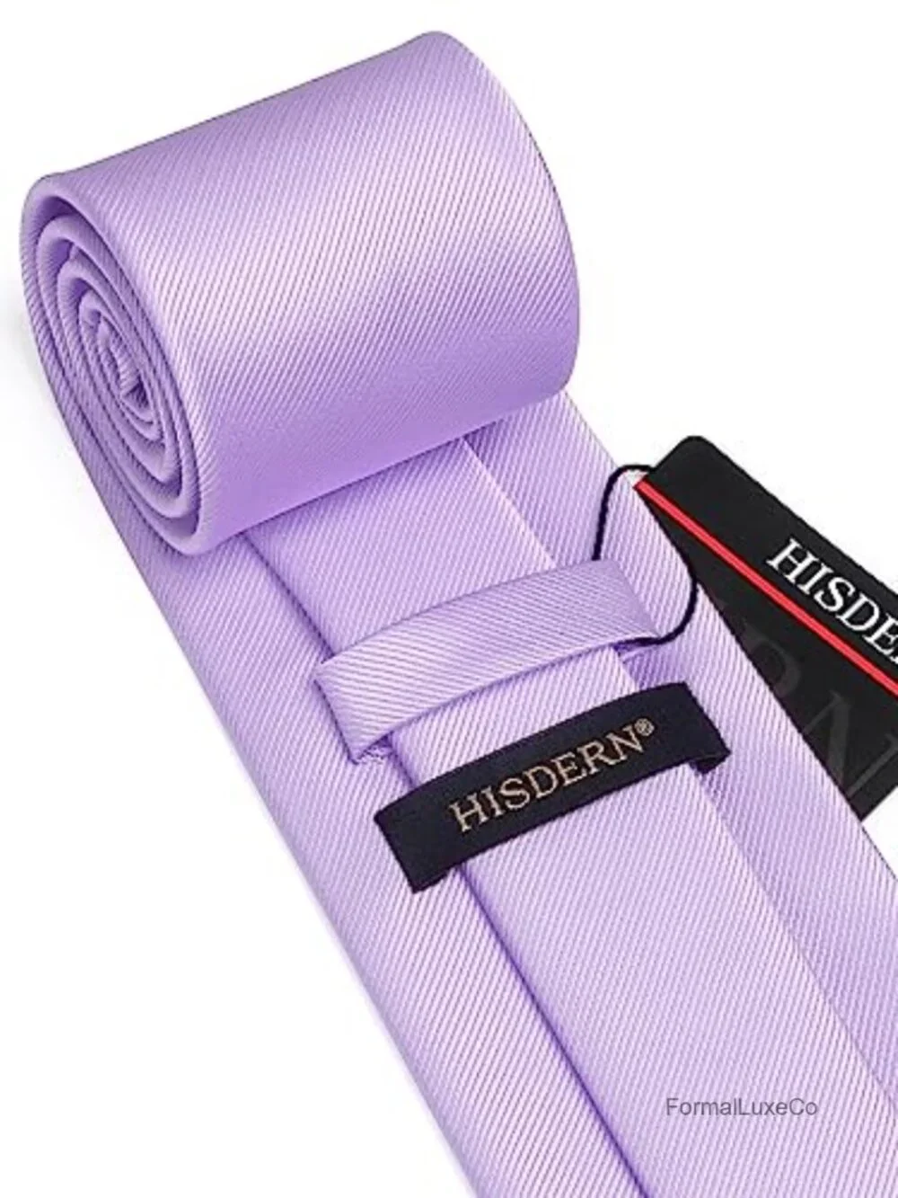 Men's Satin Finish Microfiber Tie & Pocket Square Set - Formal
